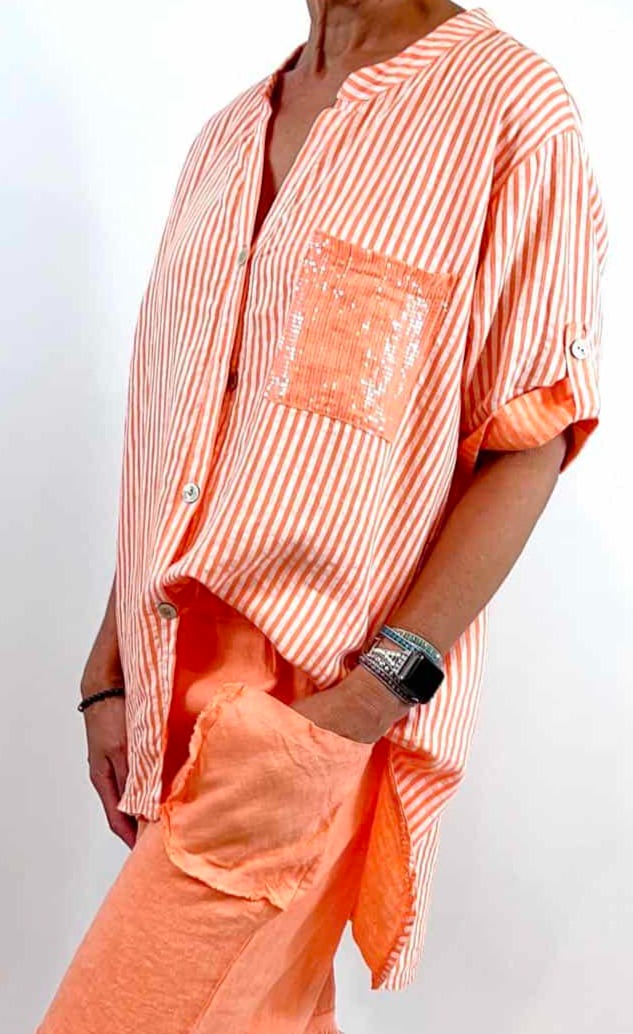 Sequin PKT Shirt (LSS22-21)