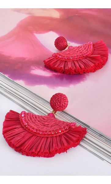 Zia Mini Fringe Earrings
