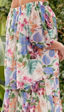 Elliot Floral Off Shoulder Top