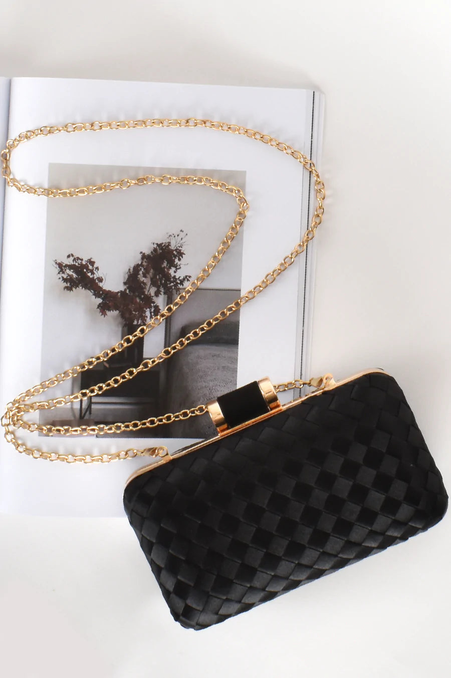 Aurelia Satin Plait Structured Case