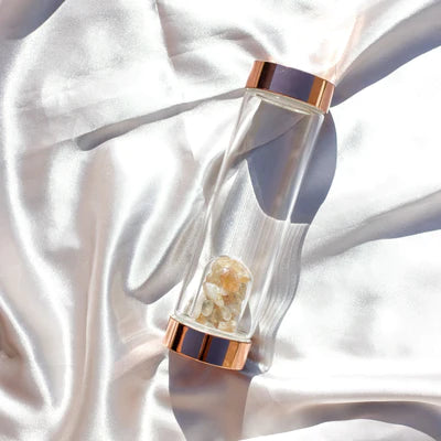 Rose Gold Crystal Water Bottle