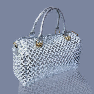 Handwoven Mini Duffel Bag