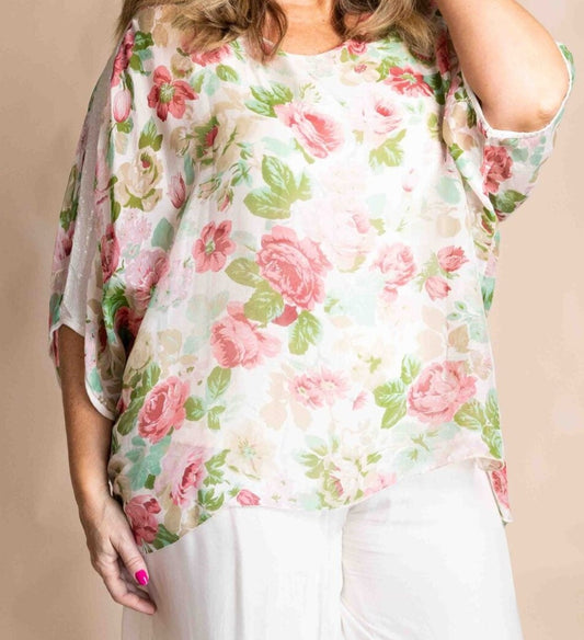 Floral Blouse (8013)