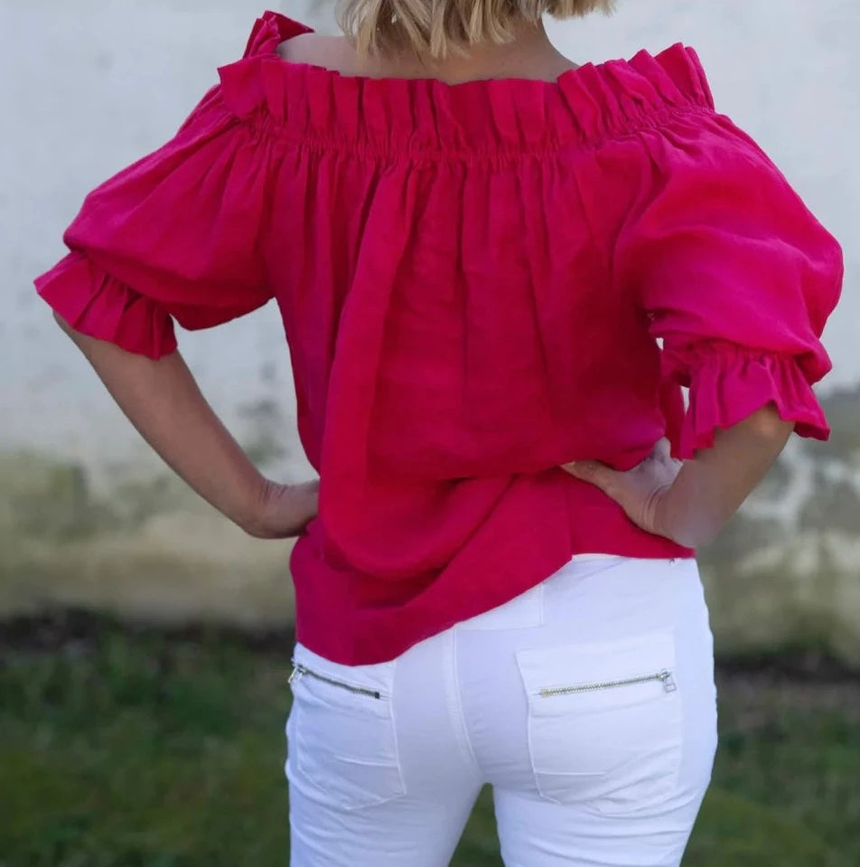 Bella Linen Top