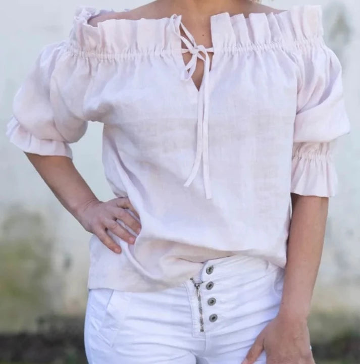 Bella Linen Top