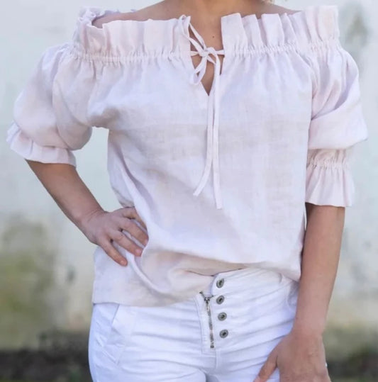 Bella Linen Top