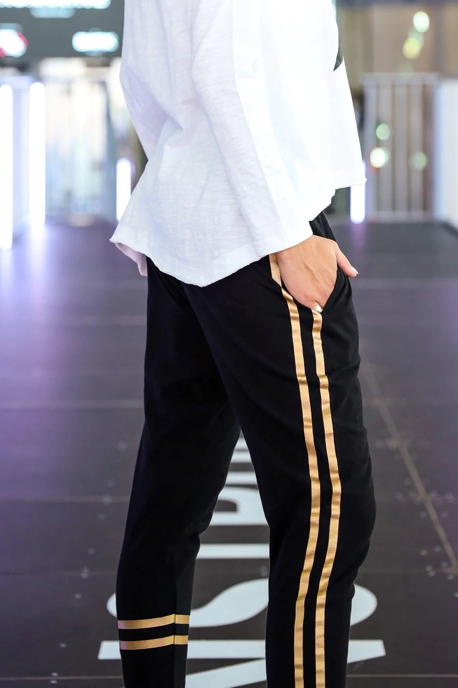 Golden Stripes Jogger