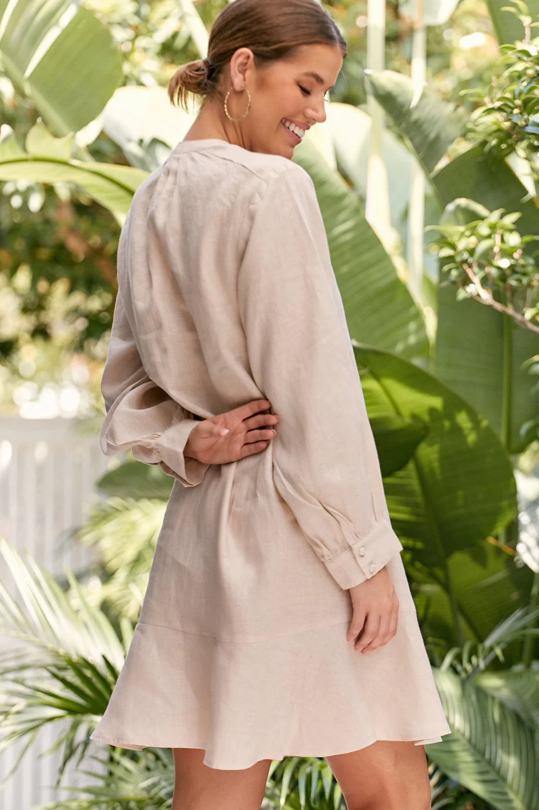 Autumn Linen Dress