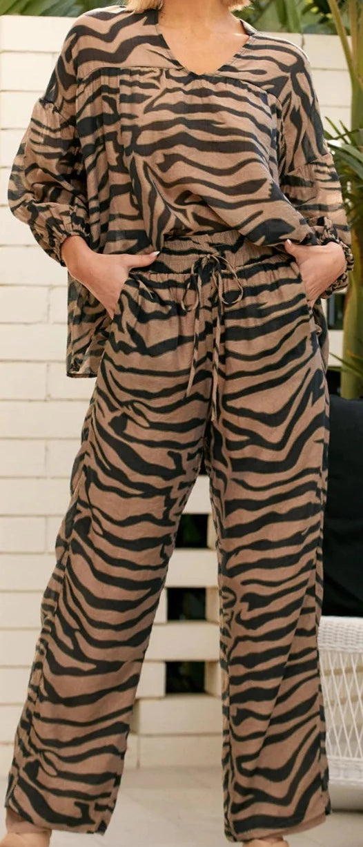 Casey Zebra Pant