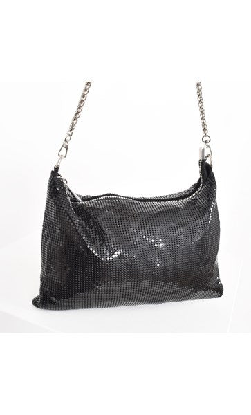 Chain Mesh Slouch Small Bag