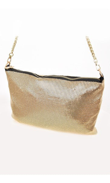 Chain Mesh Slouch Small Bag