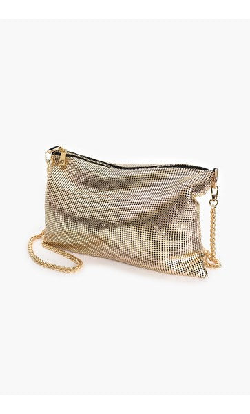 Chain Mesh Slouch Small Bag