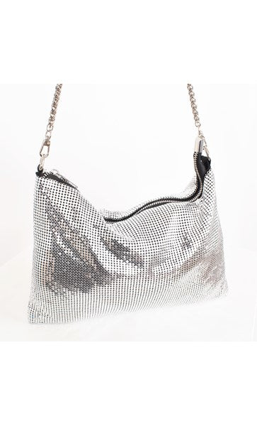 Chain Mesh Slouch Small Bag