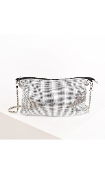 Chain Mesh Slouch Small Bag