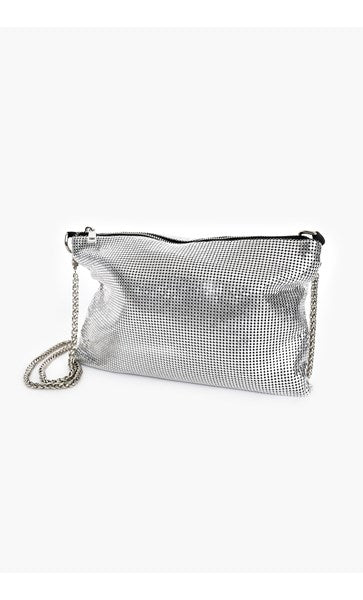 Chain Mesh Slouch Small Bag