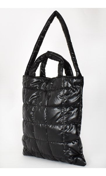 Top Handle Puff Tote