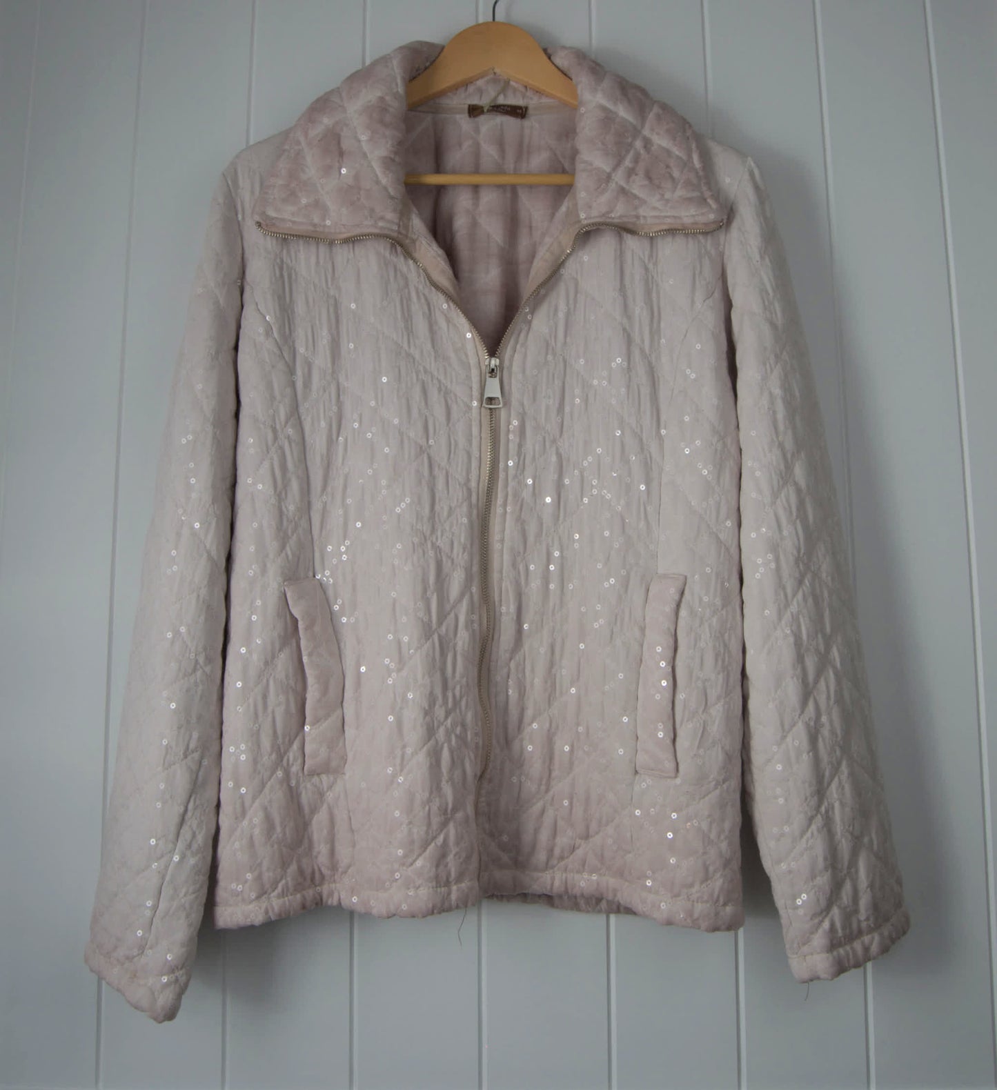 Padded Sequin Jacket