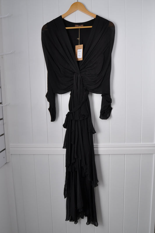Dress Cross Over Neckline