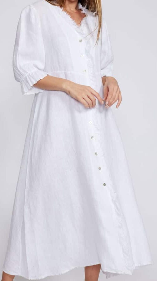 Shirt Dress Raw Edge