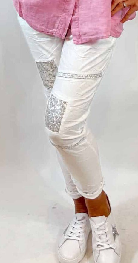 Sequin Patch Pants (LSP22-682)