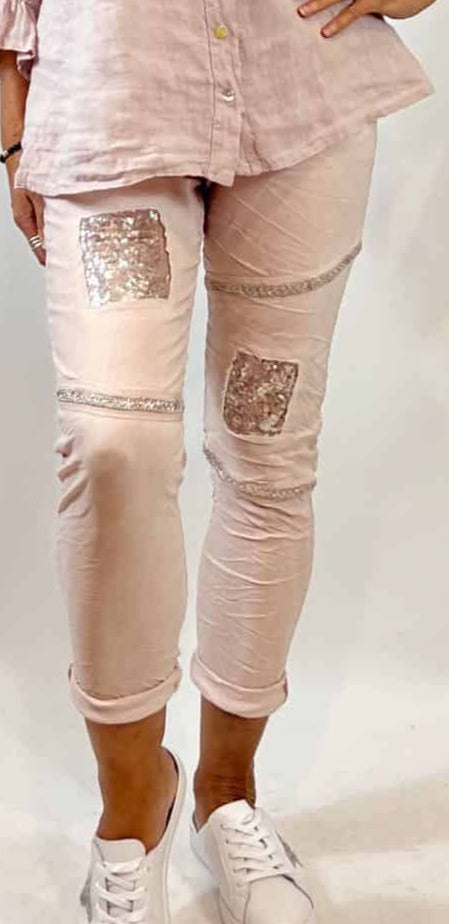 Sequin Patch Pants (LSP22-682)