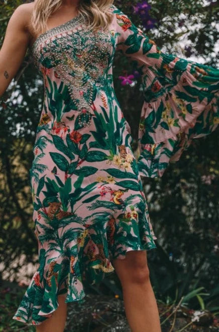 Friends Forever One Shoulder Dress