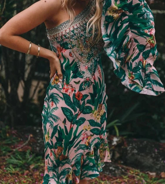 Friends Forever One Shoulder Dress