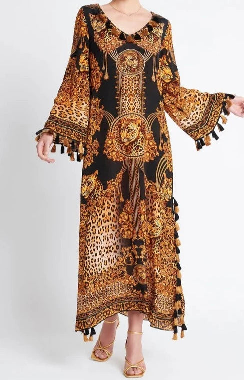 Golden Lady Long Tunic with Tass