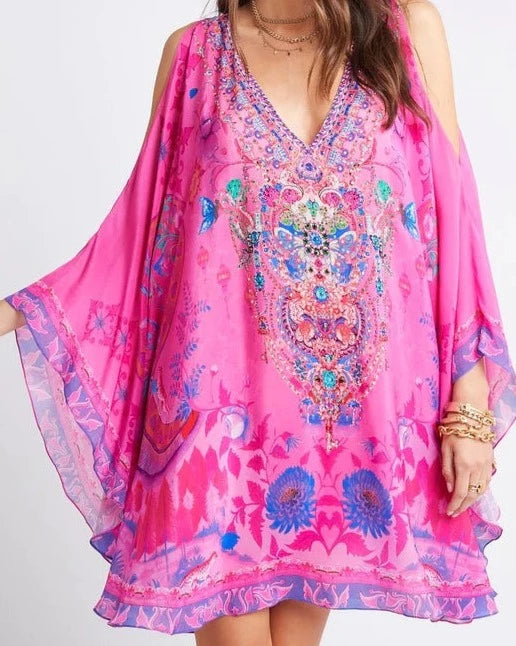 Pink Feeling Kaftan Dress